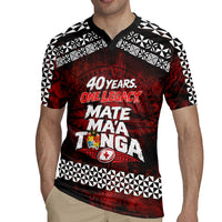 Mate Maa Tonga Rugby 2026 Rugby Jersey 40 Years Anniversary One Legacy LT14 - Polynesian Pride