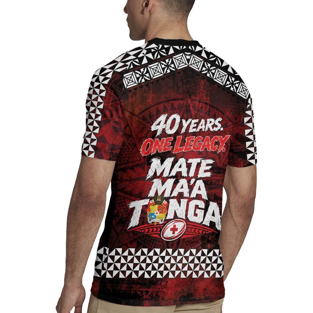 Mate Maa Tonga Rugby 2026 Rugby Jersey 40 Years Anniversary One Legacy LT14 - Polynesian Pride