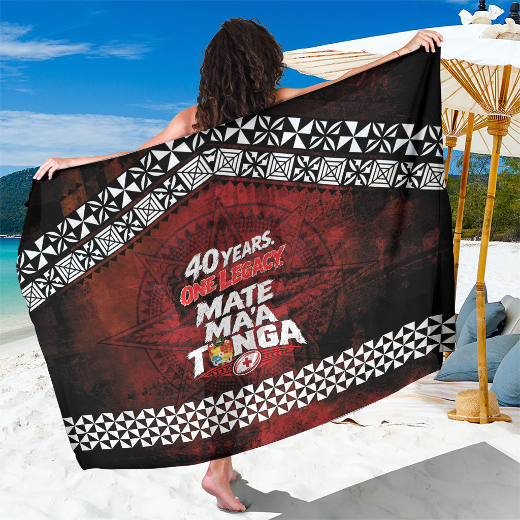 Mate Maa Tonga Rugby 2026 Sarong 40 Years Anniversary One Legacy