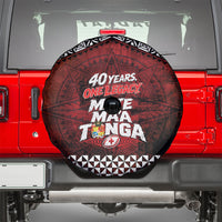 Mate Maa Tonga Rugby 2026 Spare Tire Cover 40 Years Anniversary One Legacy LT14 - Polynesian Pride