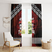 Mate Maa Tonga Rugby 2026 Window Curtain 40 Years Anniversary One Legacy LT14 - Polynesian Pride