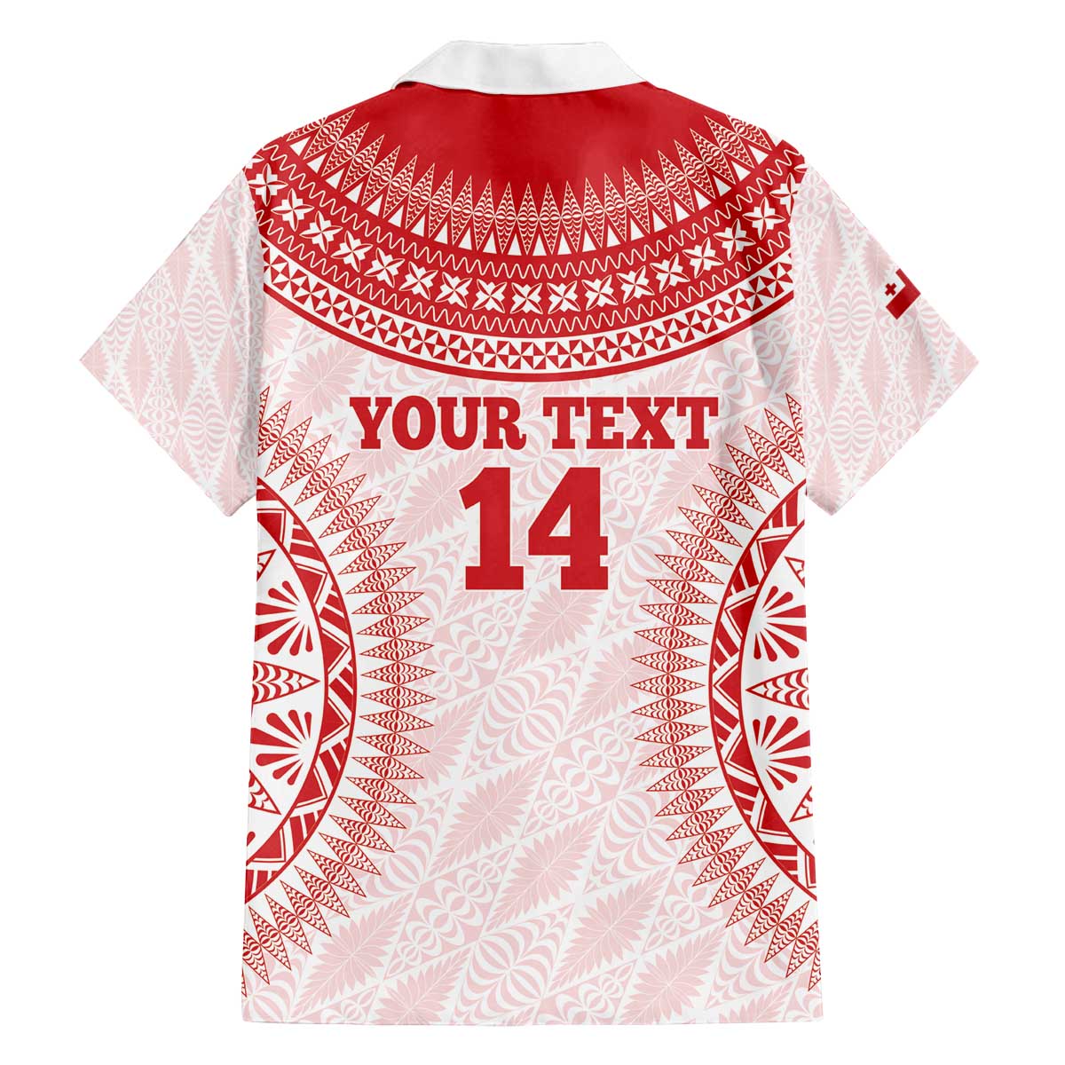 Custom Tonga Mate Maa Family Matching Off The Shoulder Long Sleeve Dress and Hawaiian Shirt Go Champions Tongan Ngatu - White LT14 - Polynesian Pride