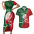 Custom Tonga And Australia Rugby Couples Matching Short Sleeve Bodycon Dress and Hawaiian Shirt Mate Maa Tongan Ngatu Mix Kangaroos Aboriginal