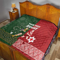 Custom Mate Maa Tonga And Kangaroo Australia Quilt Tongan Kupesi Mix Aboriginal Art