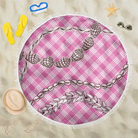 Pink Aloha Hawaii Shell Lei Beach Blanket Palaka Hebrew Cone Honey Cowrie Elegant Curves - Polynesian Pride