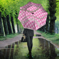 Pink Aloha Hawaii Shell Lei Umbrella Palaka Hebrew Cone Honey Cowrie Elegant Curves - Polynesian Pride