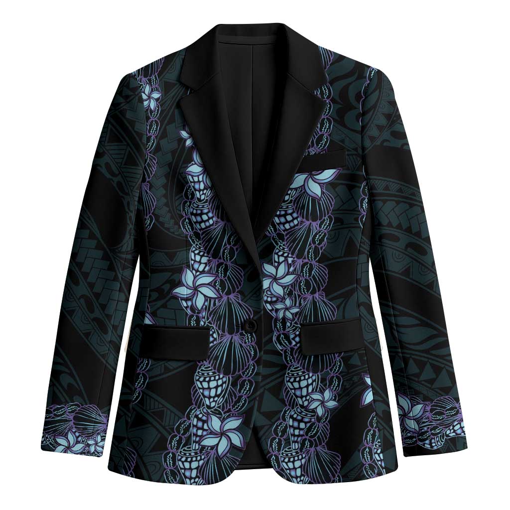 Purple Paradise Hawaii Shell Lei Blazer Hawaiian Sunrise Shell Hebrew Cone Plumeria - Polynesian Pride