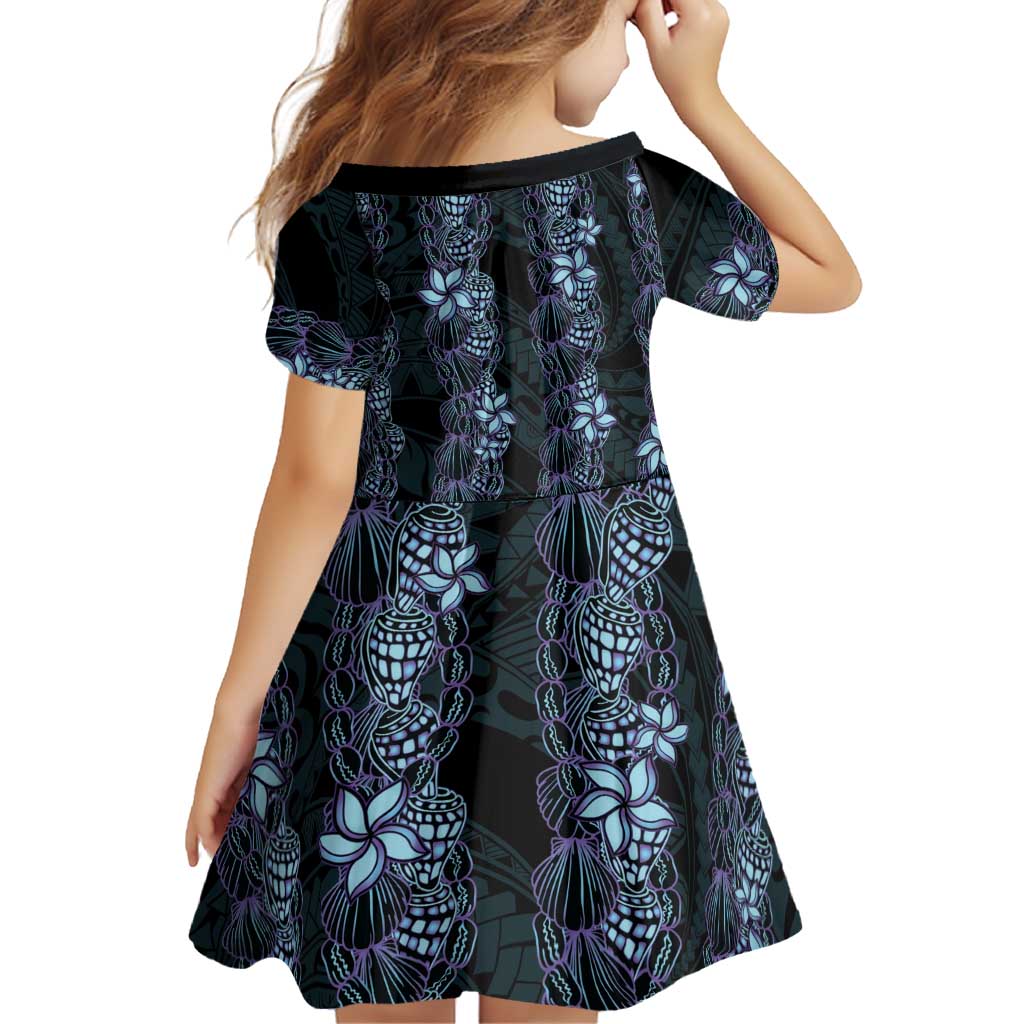 Purple Paradise Hawaii Shell Lei Family Matching Off Shoulder Maxi Dress and Hawaiian Shirt Hawaiian Sunrise Shell Hebrew Cone Plumeria LT14 - Polynesian Pride