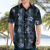 Purple Paradise Hawaii Shell Lei Hawaiian Shirt Hawaiian Sunrise Shell Hebrew Cone Plumeria - Polynesian Pride