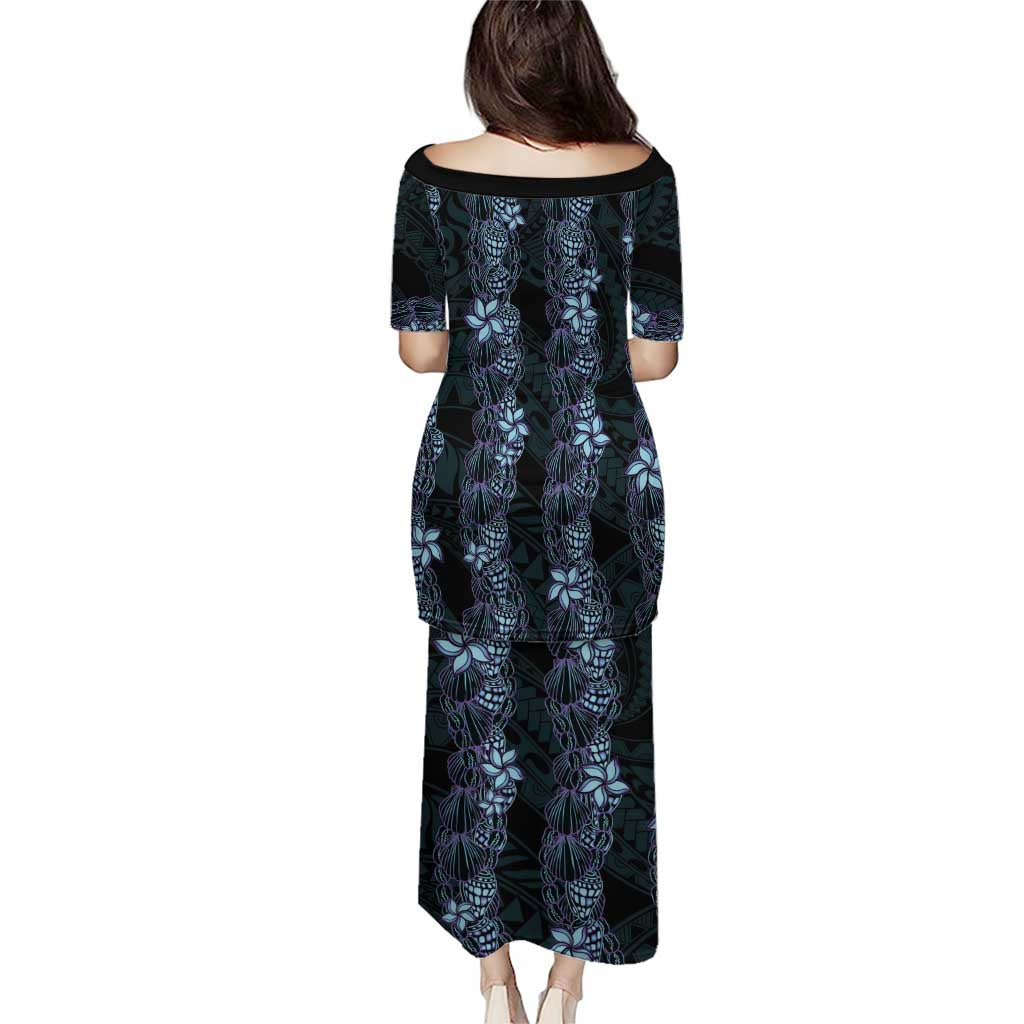 Purple Paradise Hawaii Shell Lei Puletasi Hawaiian Sunrise Shell Hebrew Cone Plumeria - Polynesian Pride