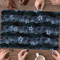 Purple Paradise Hawaii Shell Lei Puzzle Hawaiian Sunrise Shell Hebrew Cone Plumeria - Polynesian Pride