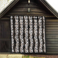 Black and Beige Hawaii Shell Lei Quilt Hawaiian Sunrise Shell Hebrew Cone Plumeria - Polynesian Pride