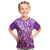 Polynesia Valentine Day Kid T Shirt Polynesian Sea Turtle Purple Version LT14 Purple - Polynesian Pride