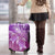 Polynesia Valentine Day Luggage Cover Polynesian Sea Turtle Purple Version LT14 - Polynesian Pride