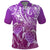 Polynesia Valentine Day Polo Shirt Polynesian Sea Turtle Purple Version LT14 Purple - Polynesian Pride