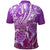 Polynesia Valentine Day Polo Shirt Polynesian Sea Turtle Purple Version LT14 - Polynesian Pride