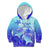 Polynesia Valentine Day Kid Hoodie Polynesian Sea Turtle Turquoise Version LT14 Hoodie Turquoise - Polynesian Pride