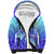 Polynesia Valentine Day Sherpa Hoodie Polynesian Sea Turtle Turquoise Version LT14 Unisex Turquoise - Polynesian Pride
