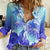 Polynesia Valentine Day Women Casual Shirt Polynesian Sea Turtle Turquoise Version LT14 Female Turquoise - Polynesian Pride