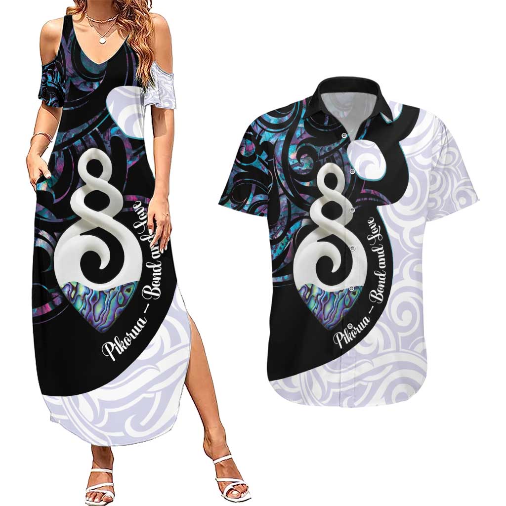 Aotearoa Pikorua Couples Matching Summer Maxi Dress and Hawaiian Shirt NZ Twist - Bond And Love