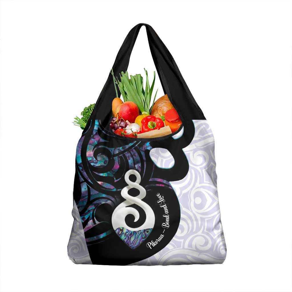 Aotearoa Pikorua Grocery Bag NZ Twist - Bond And Love LT14 1-pack One Size White - Polynesian Pride