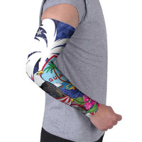United States Guam Arm Sleeves USA Eagle Guahan Seal Bougainvillea - Polynesian Pride