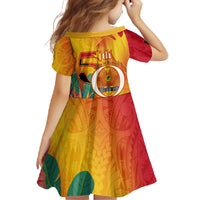 Papua New Guinea Independence Day Family Matching Short Sleeve Bodycon Dress and Hawaiian Shirt 50th Anniversary Unity in Diversity LT14 - Polynesian Pride