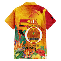 Papua New Guinea Independence Day Family Matching Short Sleeve Bodycon Dress and Hawaiian Shirt 50th Anniversary Unity in Diversity LT14 - Polynesian Pride