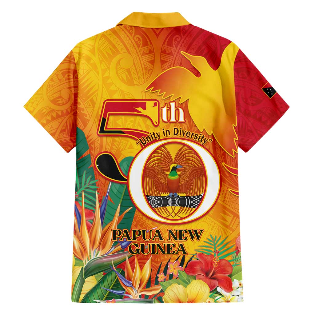 Papua New Guinea Independence Day Hawaiian Shirt 50th Anniversary Unity in Diversity