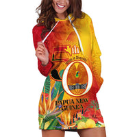 Papua New Guinea Independence Day Hoodie Dress 50th Anniversary Unity in Diversity