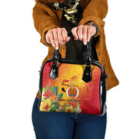 Papua New Guinea Independence Day Shoulder Handbag 50th Anniversary Unity in Diversity