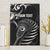 Personalised New Zealand Silver Fern Lacrosse Canvas Wall Art Aotearoa Maori Pattern