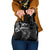 Personalised New Zealand Silver Fern Lacrosse Shoulder Handbag Aotearoa Maori Pattern