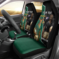 Personalised New Zealand And South Africa Rugby Car Seat Cover 2024 All Black Springboks Mascots Together LT14 - Polynesian Pride