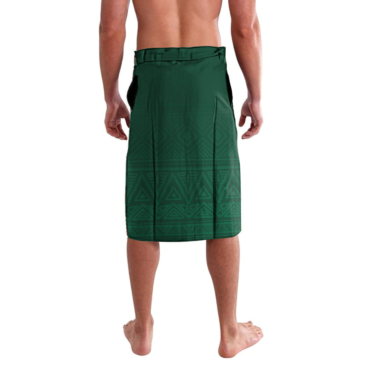 Personalised New Zealand And South Africa Rugby Lavalava 2024 All Black Springboks Mascots Together