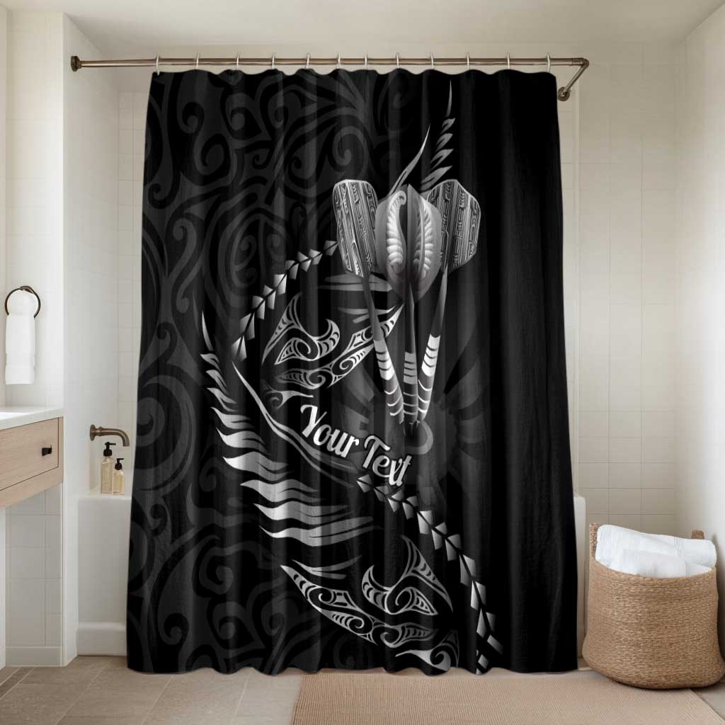 Personalised All Black New Zealand Darts Bathroom Set Aoteroa Fern Maori Galaxy Style - Polynesian Pride