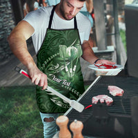 Personalised All Green New Zealand Darts Apron Aoteroa Fern Maori Galaxy Style - Polynesian Pride