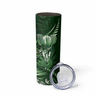 All Green New Zealand Darts Skinny Tumbler Aoteroa Fern Maori Galaxy Style LT14 - Polynesian Pride