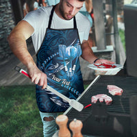 Personalised All Blue New Zealand Darts Apron Aoteroa Fern Maori Galaxy Style LT14 - Polynesian Pride