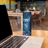 All Blue New Zealand Darts Skinny Tumbler Aoteroa Fern Maori Galaxy Style LT14 - Polynesian Pride