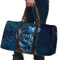 Personalised All Blue New Zealand Darts Travel Bag Aoteroa Fern Maori Galaxy Style - Polynesian Pride