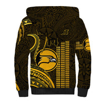 Personalised Hawaii Nanakuli High And Intermediate School Sherpa Hoodie Polynesian Kakau Pattern LT14 - Polynesian Pride