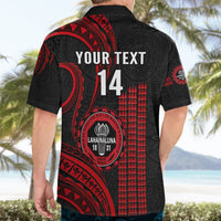 Personalised Hawaii Lahainaluna High School Hawaiian Shirt Polynesian Kakau Pattern LT14 - Polynesian Pride