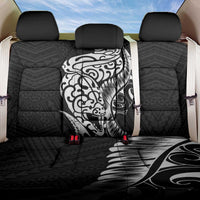 New Zealand Eel Back Car Seat Cover Tuna Aotearoa Maori Patten - Black LT14 One Size Black - Polynesian Pride