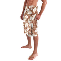 Brown Bula Fiji Masi Hibiscus Seamless Lavalava