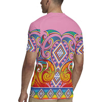 Rainbow Ngaru Taniko With Aotearoa Maori Tattoo Rugby Jersey