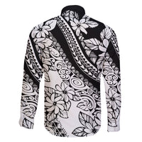polynesia-family-matching-off-shoulder-maxi-dress-and-hawaiian-shirt-polynesian-tropical-flowers-black-pastel-vibes