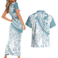 polynesia-couples-matching-short-sleeve-bodycon-dress-and-hawaiian-shirt-polynesian-tropical-flowers-blue-pastel-vibes
