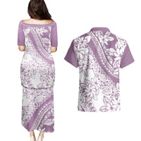 polynesia-couples-matching-puletasi-dress-and-hawaiian-shirt-polynesian-tropical-flowers-purple-pastel-vibes