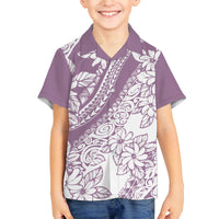 polynesia-family-matching-summer-maxi-dress-and-hawaiian-shirt-polynesian-tropical-flowers-purple-pastel-vibes